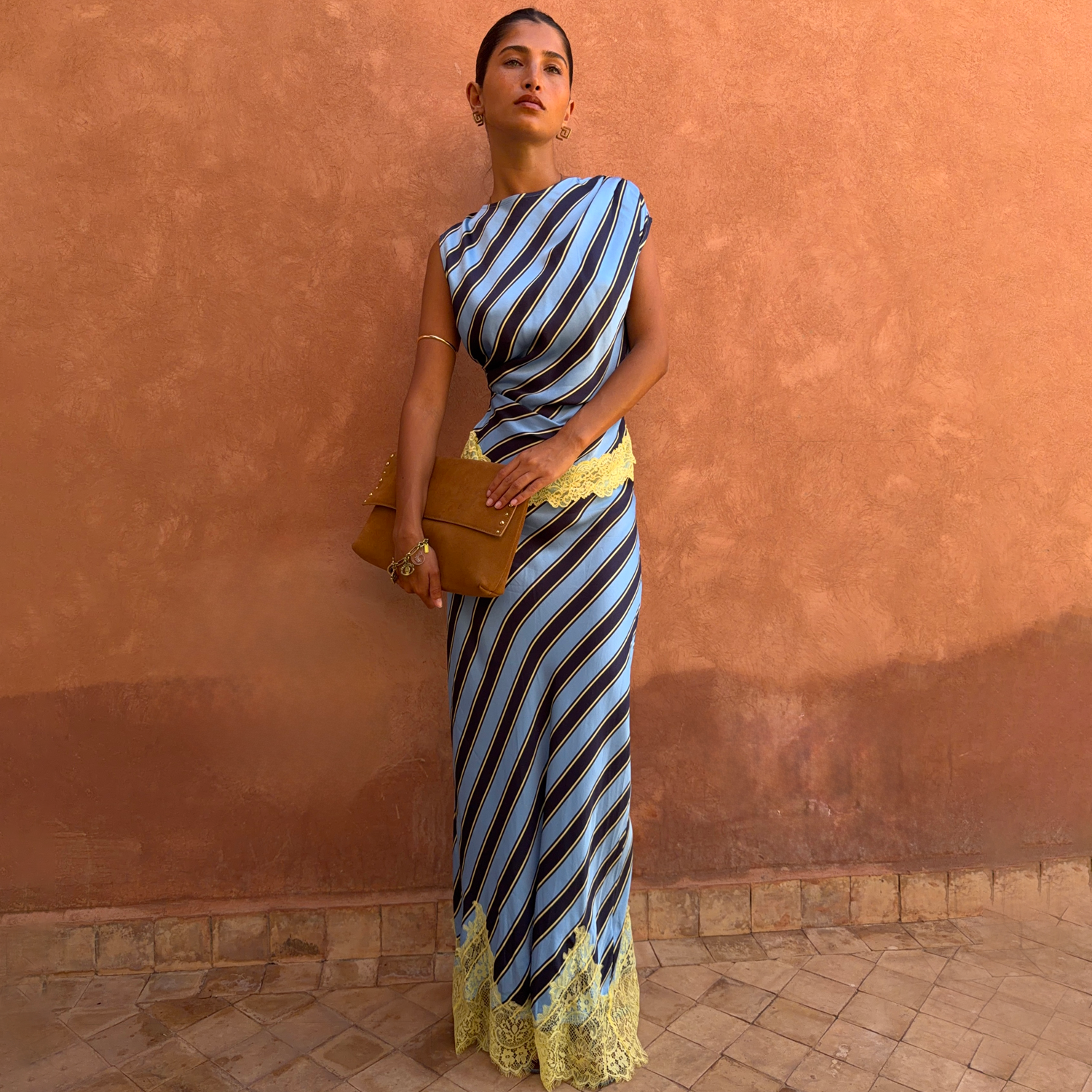 Stripe Maeva Midi Skirt | Never Fully Dressed