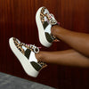 Leopard and Khaki Trainers