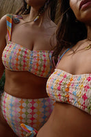 Thumbnail for Abstract Sheered Bikini Top