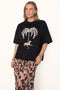 Black Gaia Leopard T-Shirt
