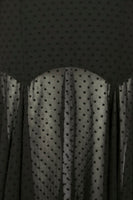 Thumbnail for Black Dobby Midi Dress