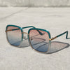 Blue Tint Lucy Square Sunglasses