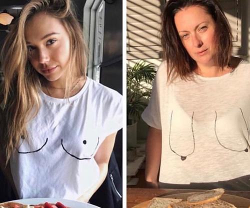 The Boob Tee That Took Over The World – Never Fully Dressed