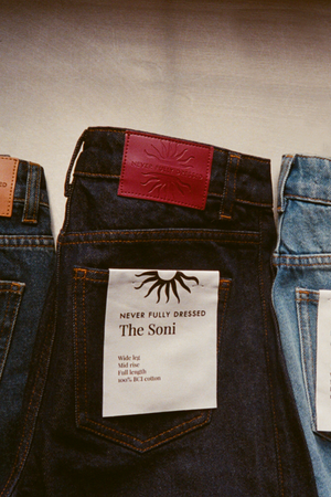 Dark Indigo Soni Wide Jeans