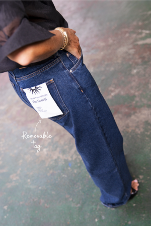 Smoky Blue Georgi Straight Jeans Petite