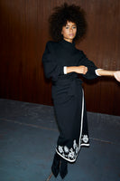Thumbnail for Model wearing Black Virgo Jaspre Skirt 