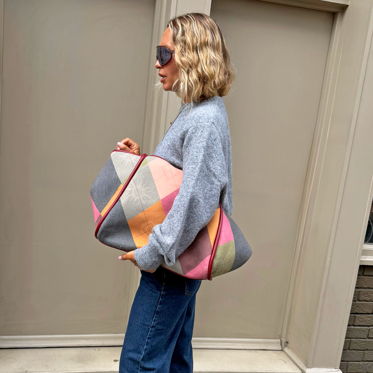 Argyle Tote Bag