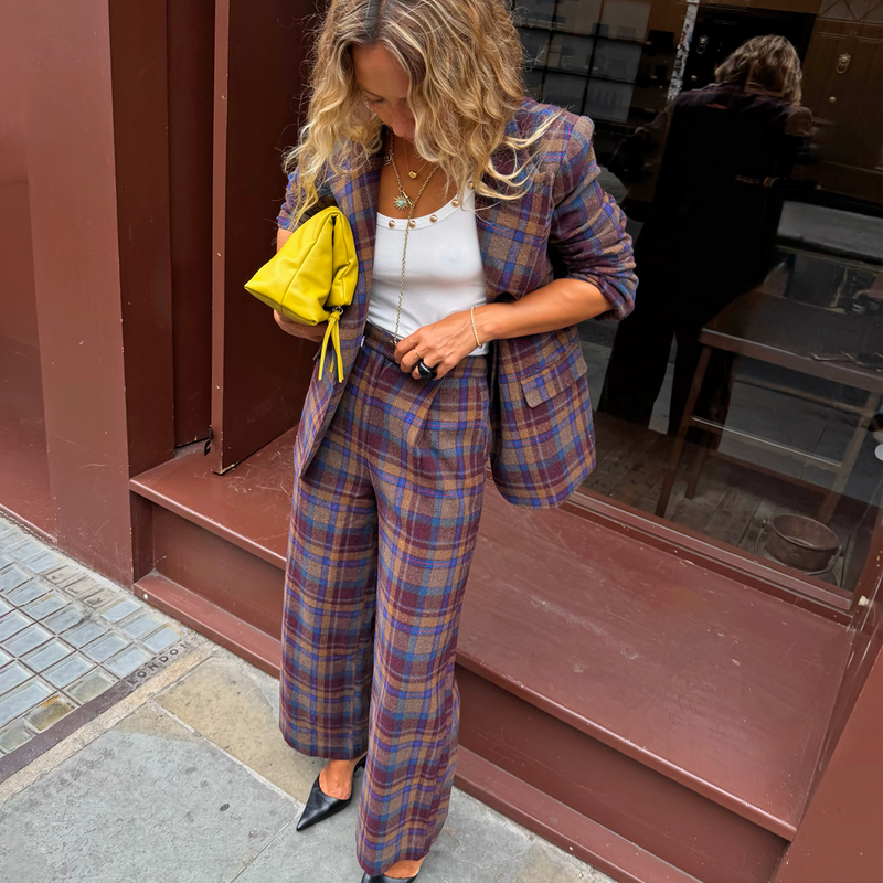 Check Bryony Trousers Petite