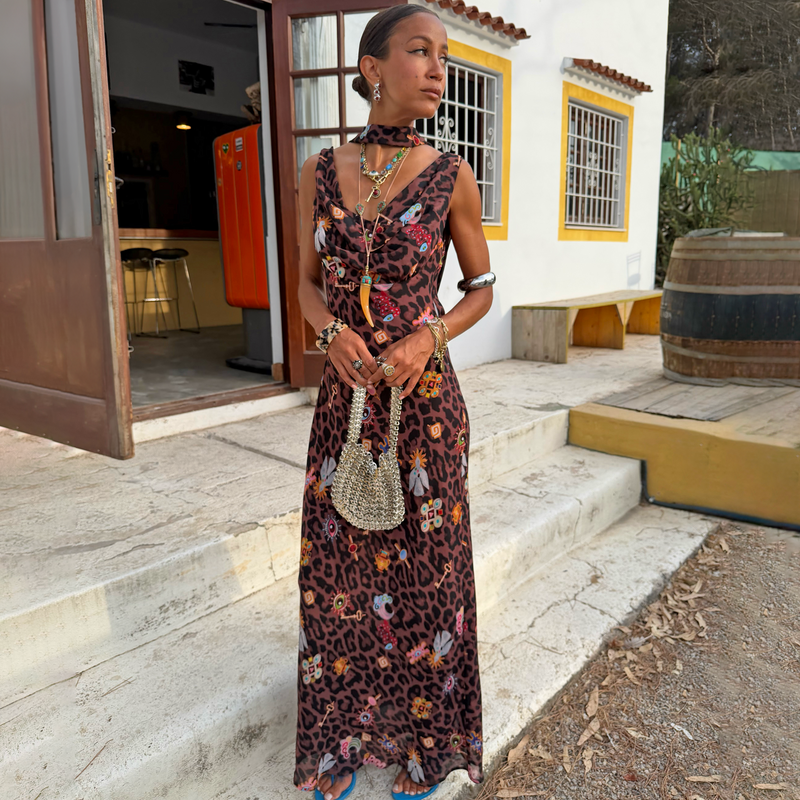 Leopard Charms Sophie Dress