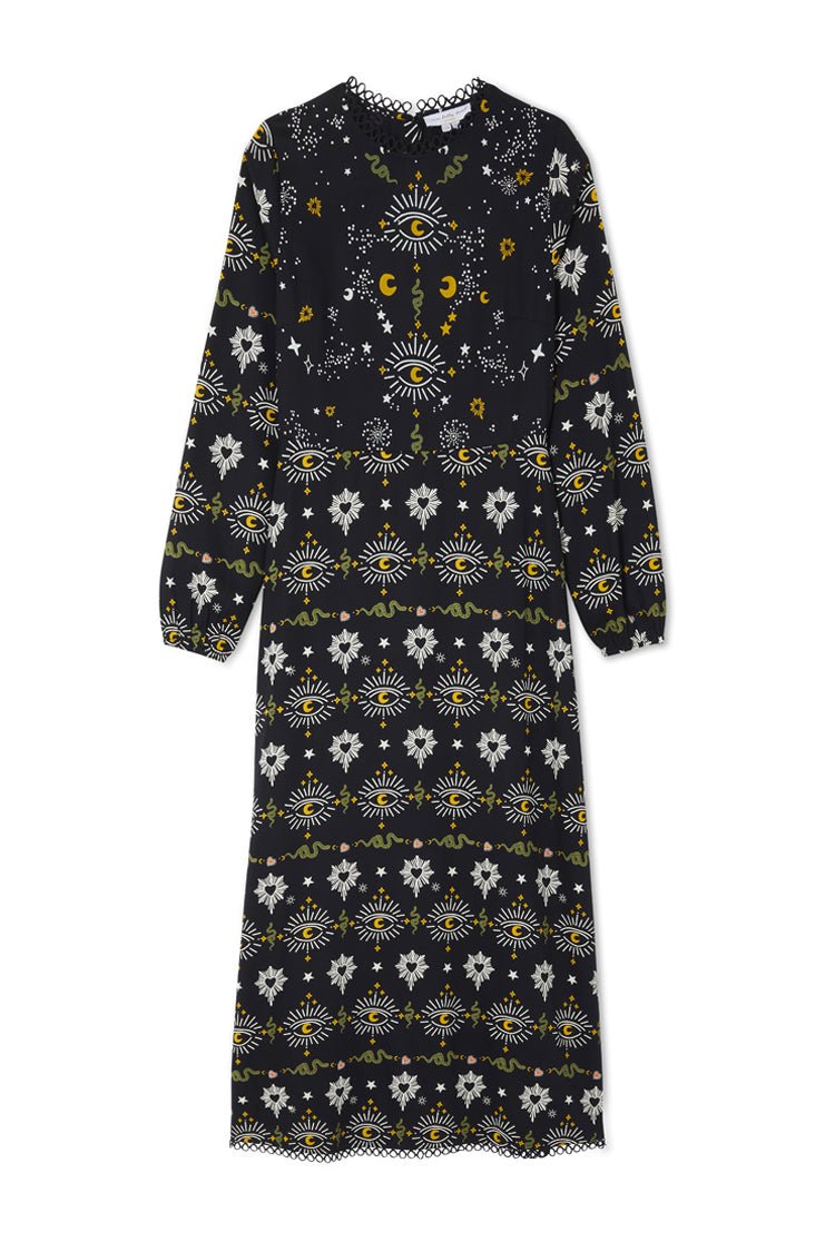 cut out of All Seeing Eye Megan Dress