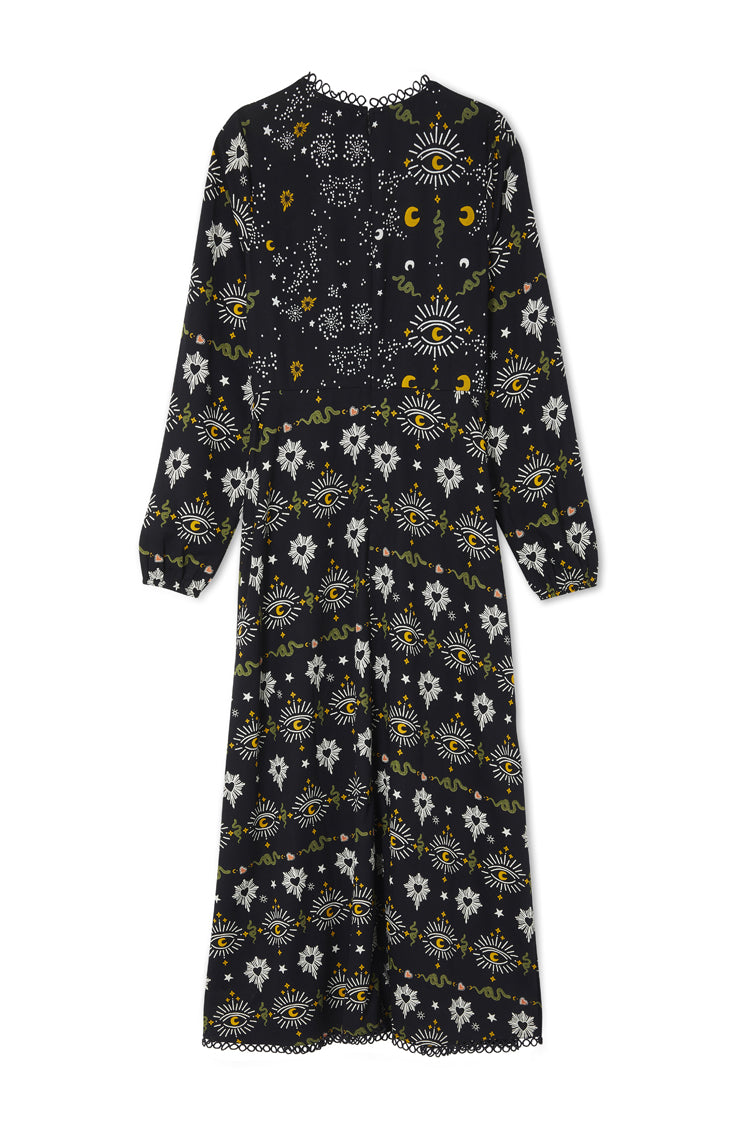 cut out of All Seeing Eye Megan Dress