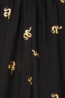 Thumbnail for Black Gold Snake Elissa Trousers