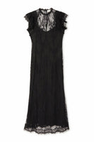 Thumbnail for Black Fine Lace Raven Dress
