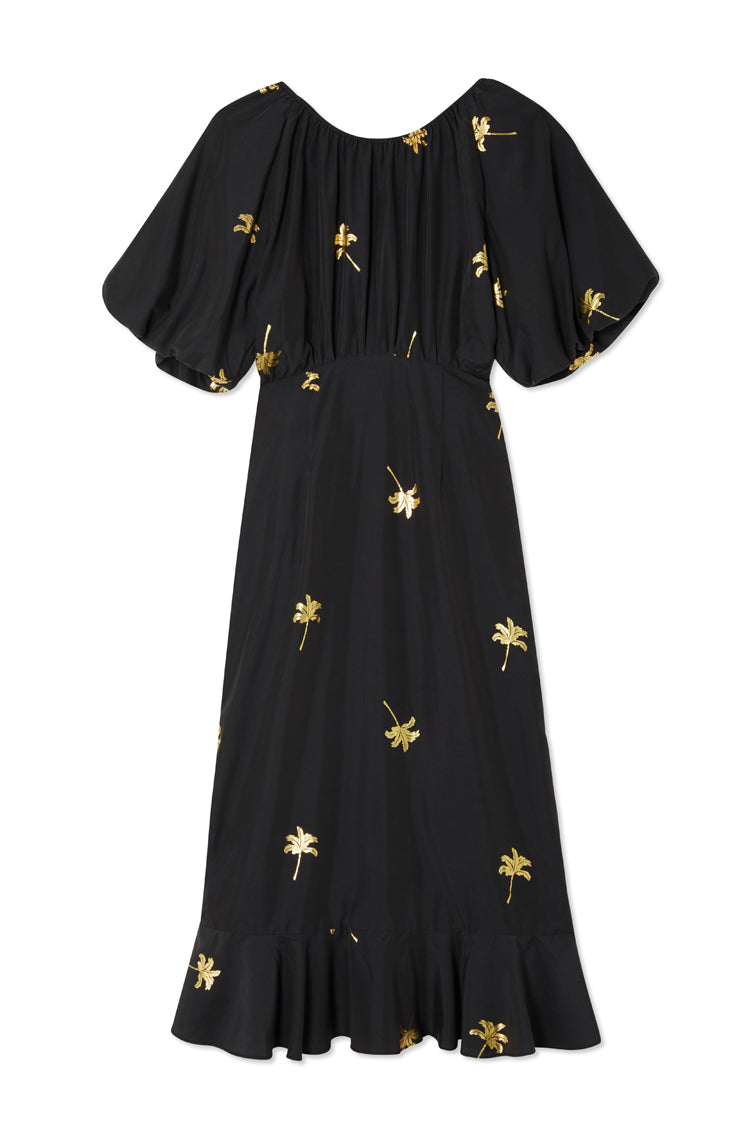 Black Palm Camilla Wrap Dress