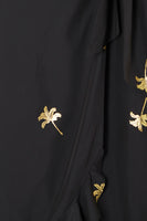 Thumbnail for Black Palm Camilla Wrap Dress