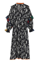 Thumbnail for Black Paradise Leopard Darcey Dress