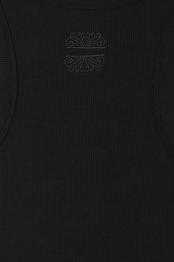 BLACK PAINTED PIERCED PRINT TANK