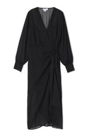 Thumbnail for Black Sheer Midaxi Vienna Dress