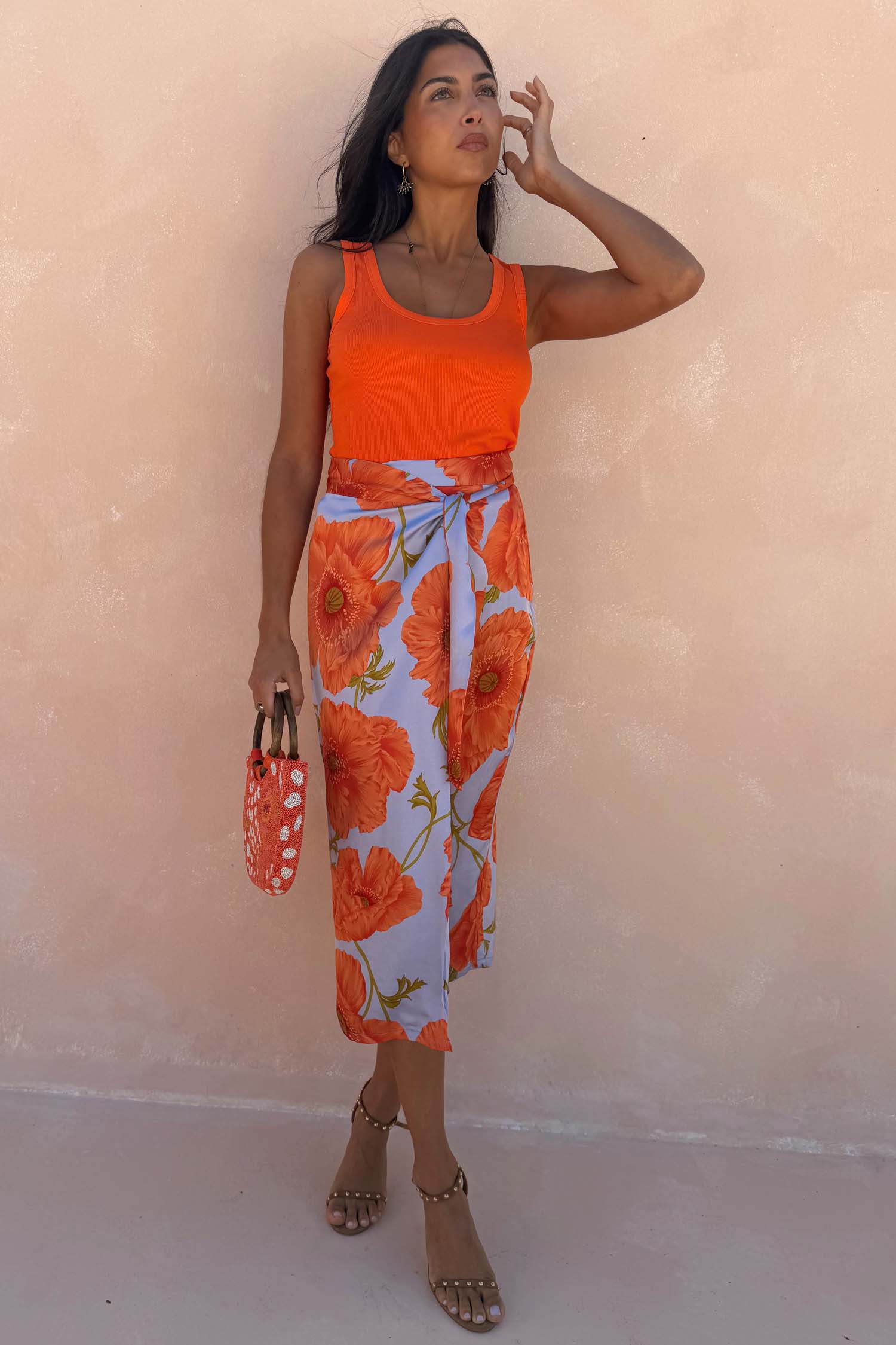 Blue Poppy Jaspre Skirt | Never Fully Dressed