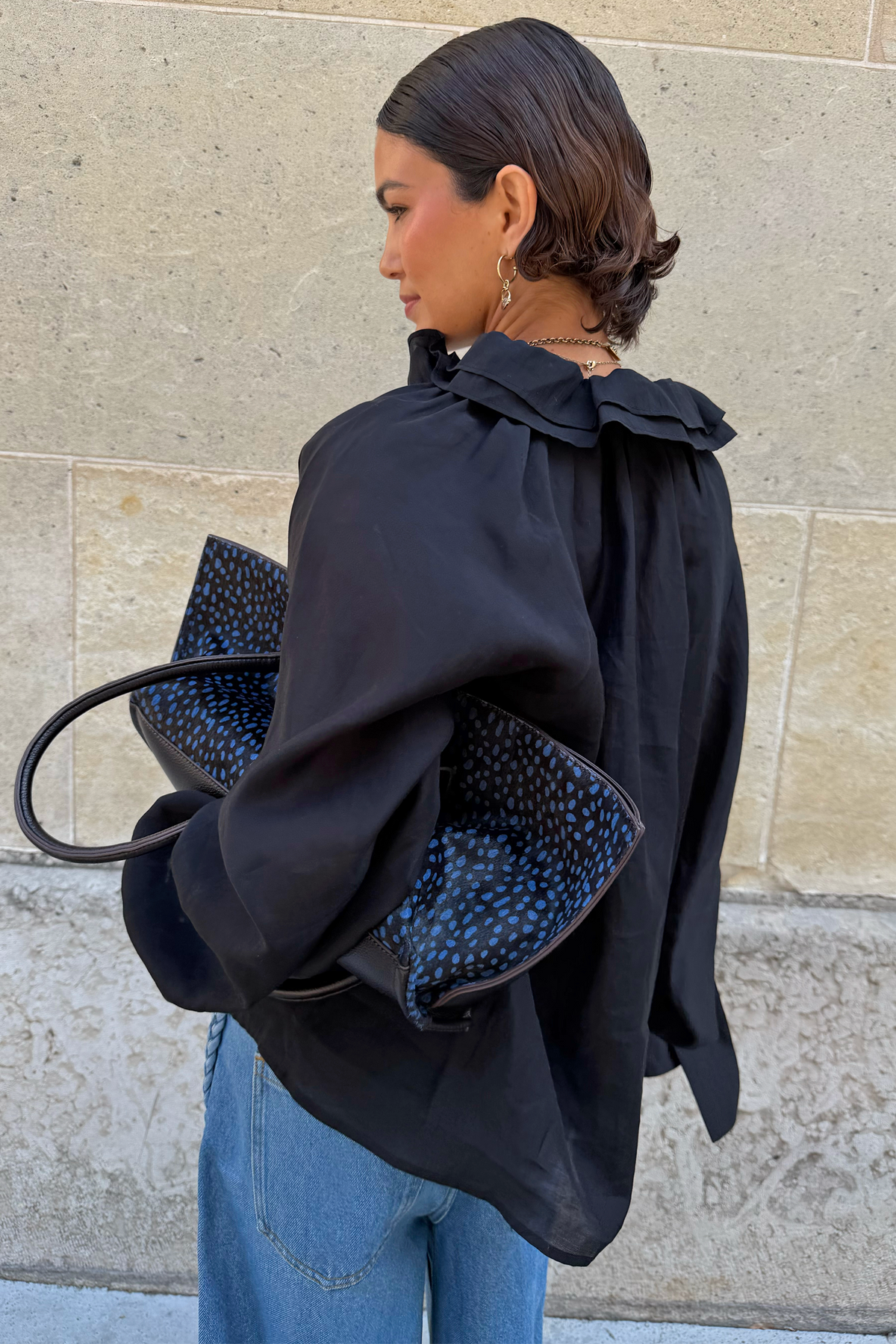 Blue Deer Pony Bag