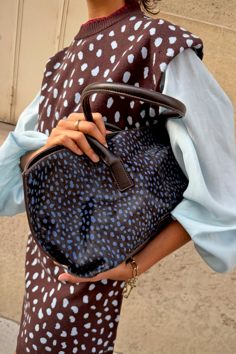 Blue Deer Pony Bag