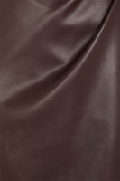 Thumbnail for Chocolate Vegan Leather Jaspre Skirt