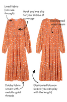 Thumbnail for Orange Leopard Stevie Dress