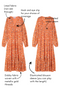Orange Leopard Stevie Dress