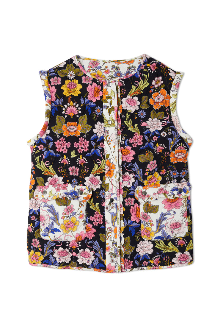 Floral Multiwear Quilted Jacket – Never Fully Dressed