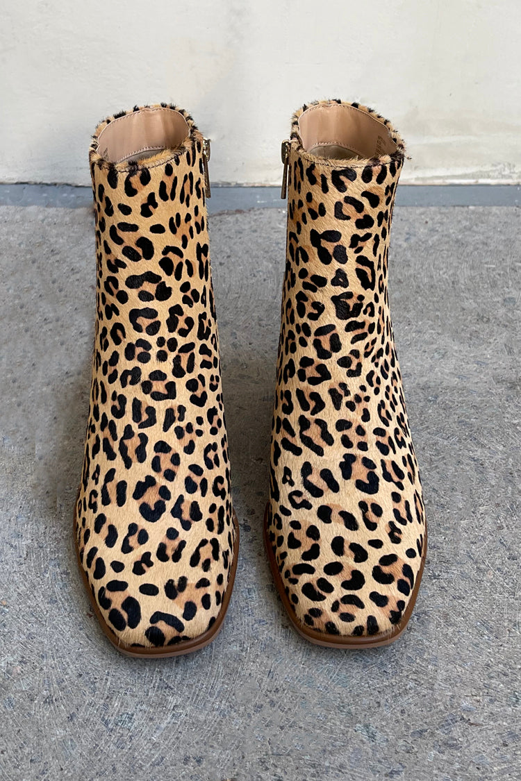 Leather Leopard Short Boot – Never Fully Dressed