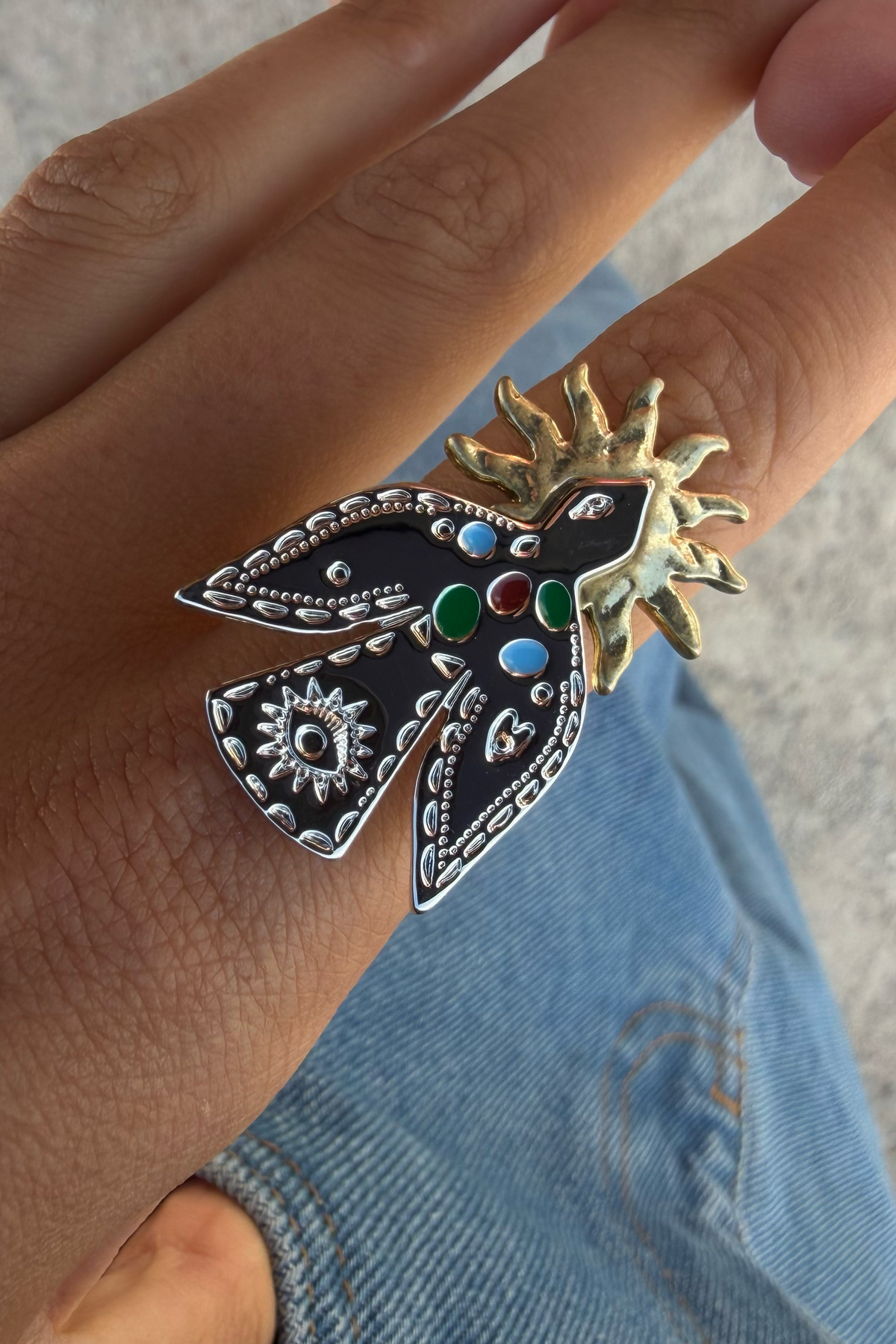 Deloris Bird Ring