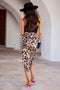 Brown Leopard Jaspre Skirt