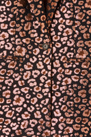 Thumbnail for Close up of pattern of leopard jacquard 22 jacket