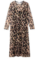 Thumbnail for Leopard Mesh Dress