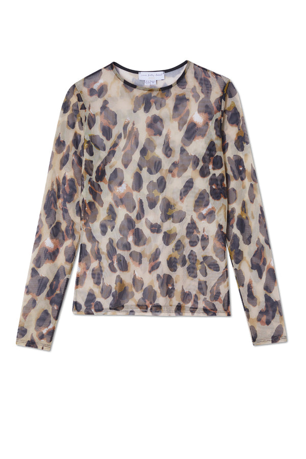 Leopard Mesh Top – Never Fully Dressed