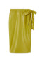 Lime Vegan Leather Jaspre Skirt