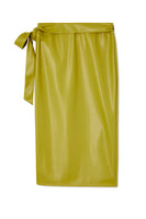 Thumbnail for Lime Vegan Leather Jaspre Skirt