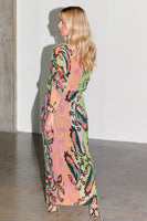 Thumbnail for caption_Model wears Plisse Didi Dress in UK 8 / US 4