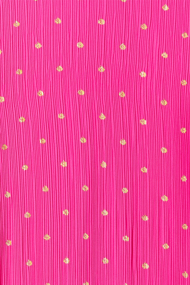 Pink Bon Plisse Dress