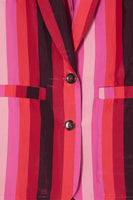 Thumbnail for Pink Stripe Monaco Blazer