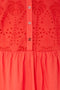 Red Palm Broderie Hayley Dress