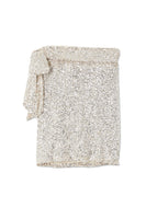 Thumbnail for Silver Sequin Mini Jaspre Skirt