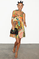 Thumbnail for caption_Model wears Fiji Antonia Mini Dress in UK size 10/ US 6