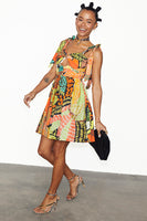 Thumbnail for caption_Model wears Fiji Antonia Mini Dress in UK size 10/ US 6