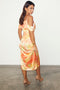 Apricot Strappy Vienna Dress