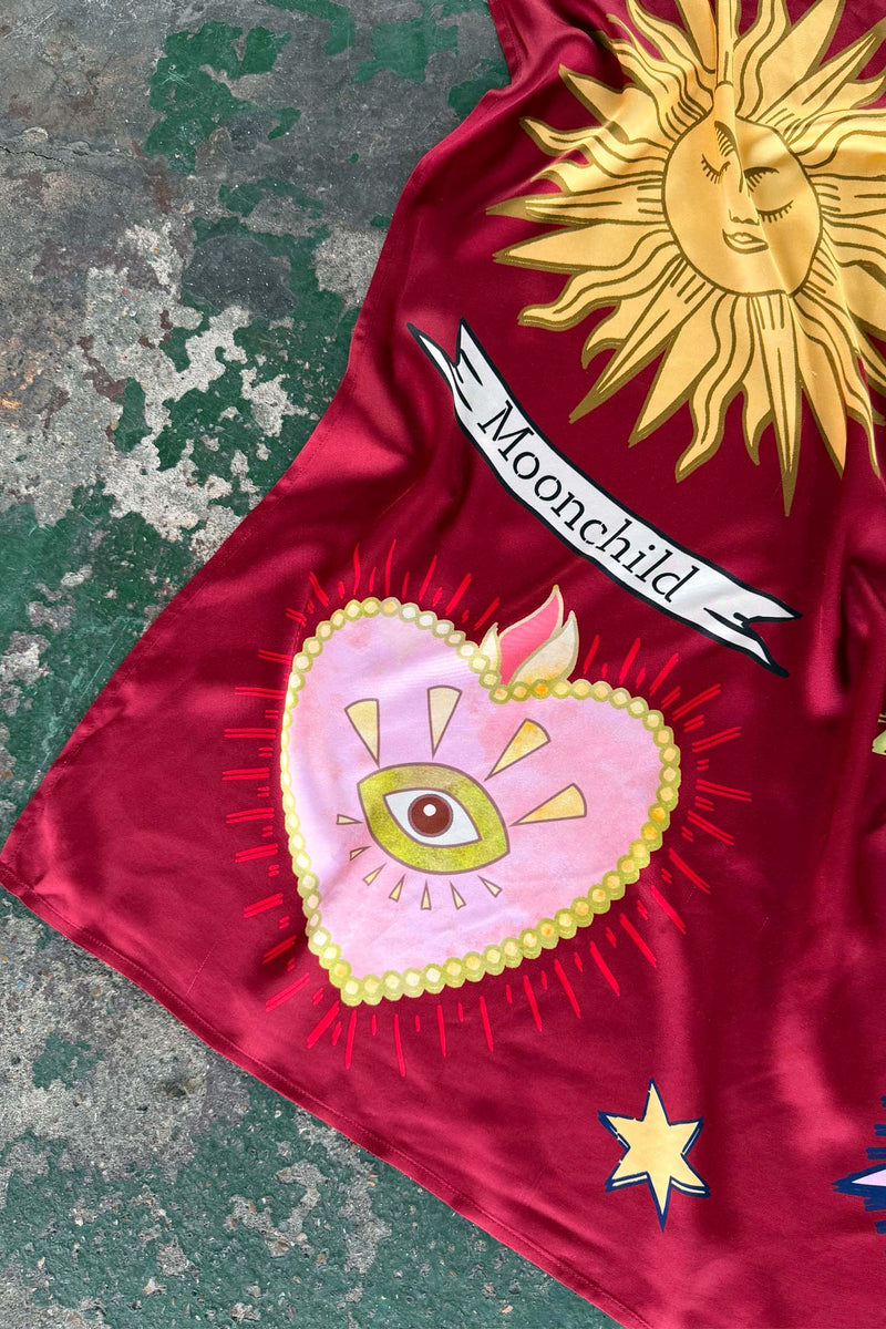 Burgundy Mystical Bandana