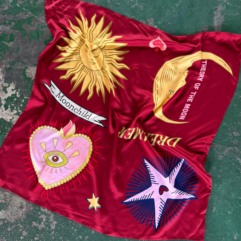 Burgundy Mystical Bandana