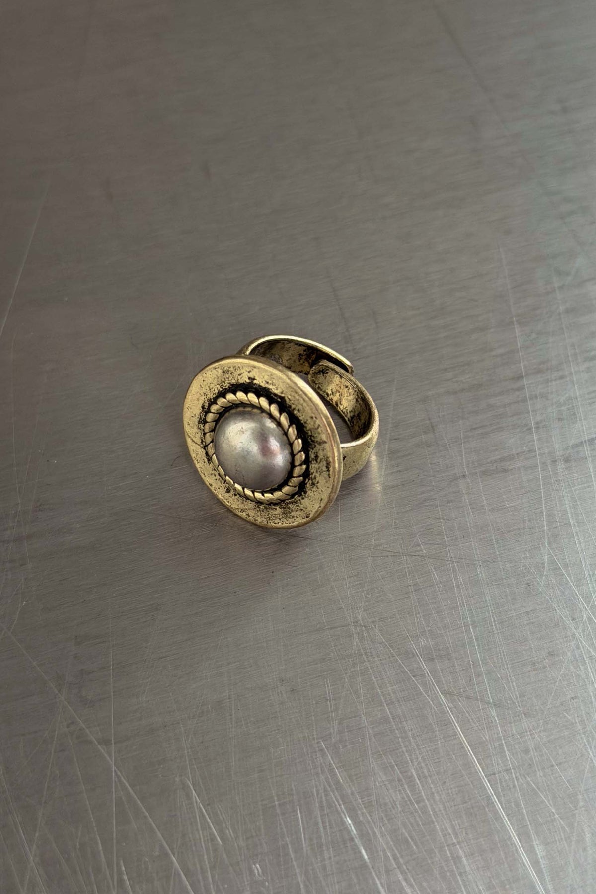 Deloris Silver Circle Ring
