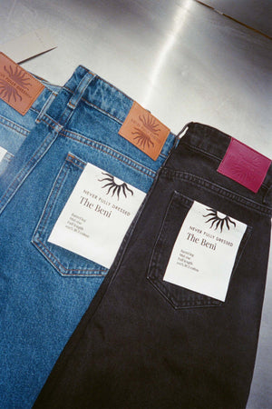 Indigo Beni Barrel Jeans