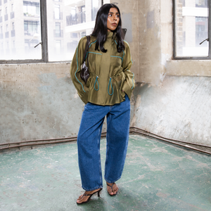 Indigo Beni Barrel Jeans